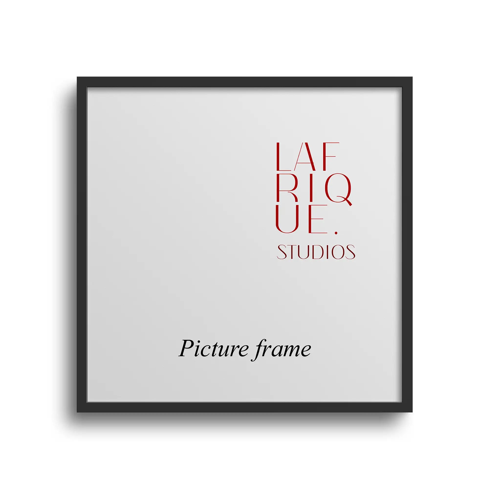 Black Stained Hardwood Textured Gallery Frame