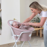 Shnuggle Baby Bath | Newborn baby bath Support with Bum Bump | Compact Bathtub for babies | Bath Seat Suitable from Birth