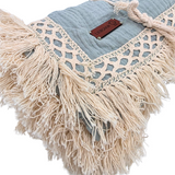 Boho Fringe Muslin Swaddle