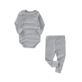Boki Organic Rib Bodysuit Set