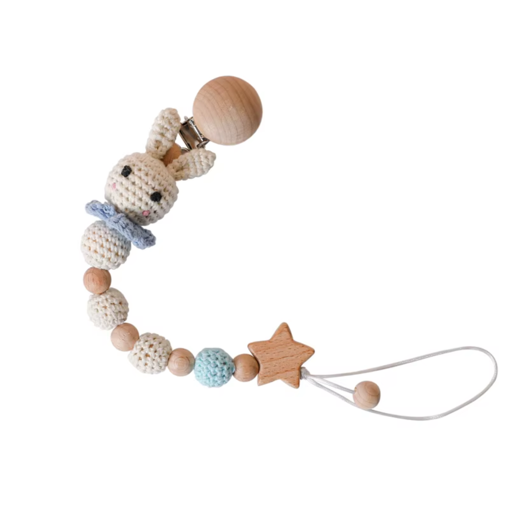 Crochet Bead Pacifier Chain