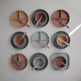 Mushie 2 Pack Round Plates