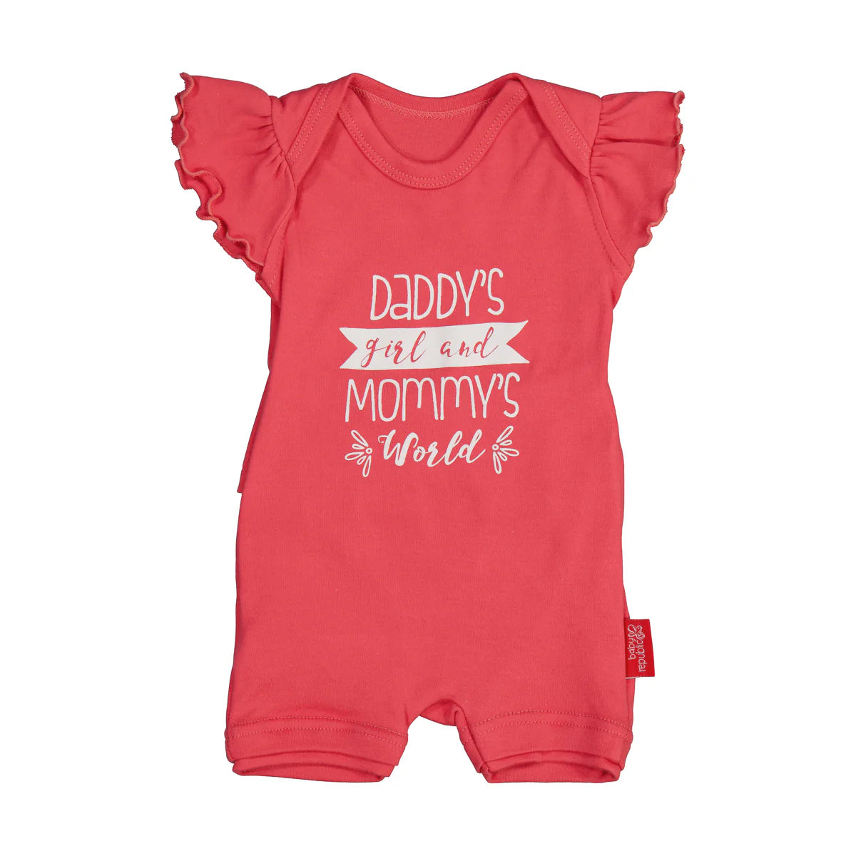 Baby Republic Short Sleeve Mom's World Onesie