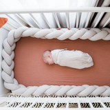 Koosh-Uhn Waffle Weave Braid Cot Bumper