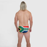 Mens SA Flag Swim Briefs