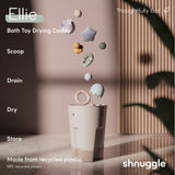 Shnuggle Ellie Bath Toy Drying Caddy | Free Standing Baby & Toddler Bath Toy Storage