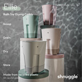 Shnuggle Ellie Bath Toy Drying Caddy | Free Standing Baby & Toddler Bath Toy Storage