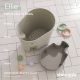 Shnuggle Ellie Bath Toy Drying Caddy | Free Standing Baby & Toddler Bath Toy Storage