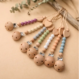 Bos & Blom Heart-Shaped Pacifier Chain