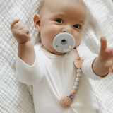 Bos & Blom Heart-Shaped Pacifier Chain