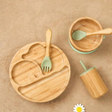 Bos + Blom - Bamboo Elephant Dining Set