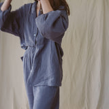 The Everyday - Pyjamas (Charcoal Muslin Set)