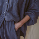 The Everyday - Pyjamas (Charcoal Muslin Set)