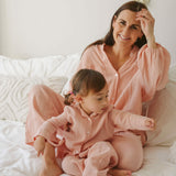 The Everyday - Pyjamas (Dusty Pink Muslin Set)