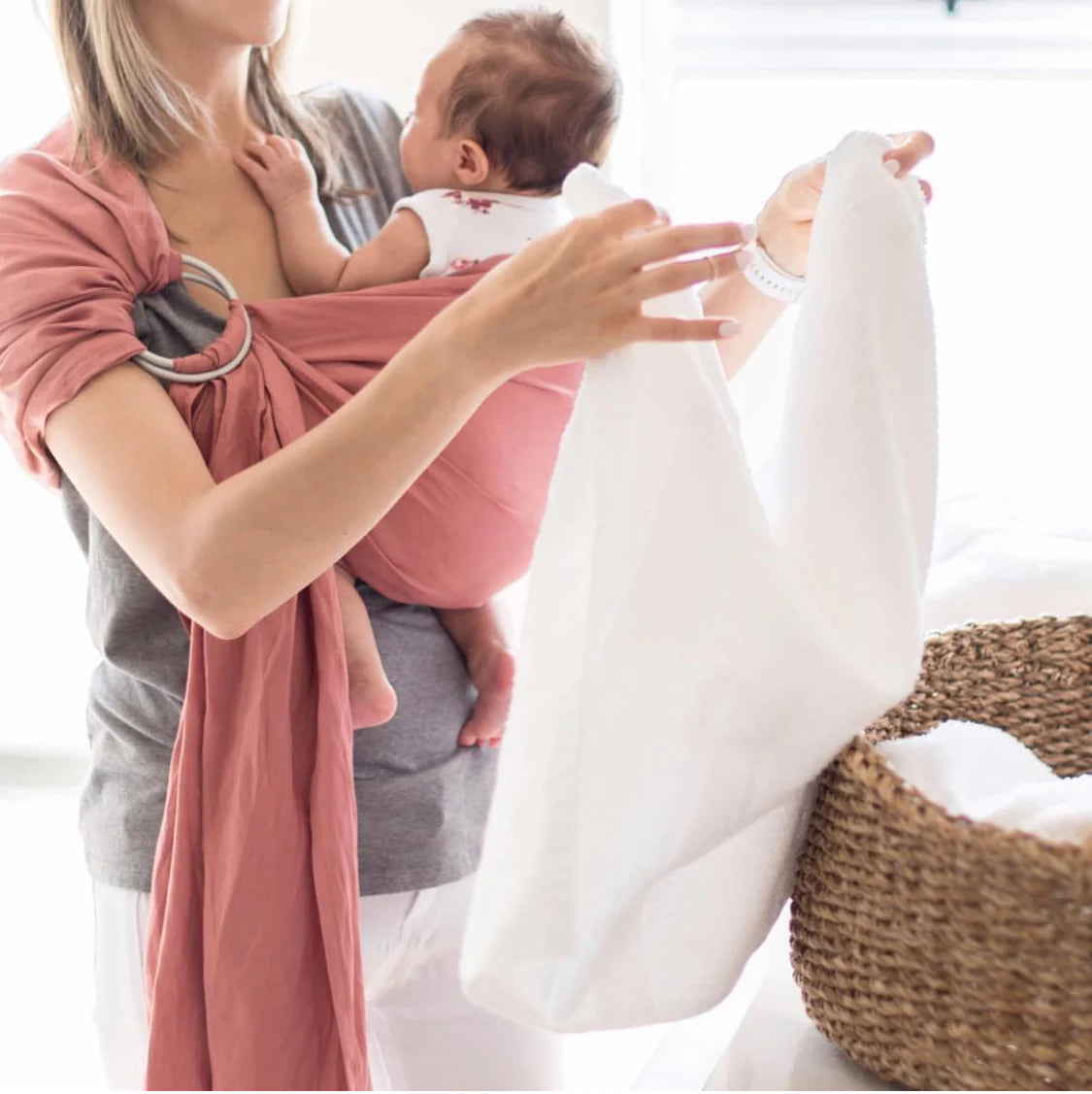 Zozinette Pure Linen Ring Sling