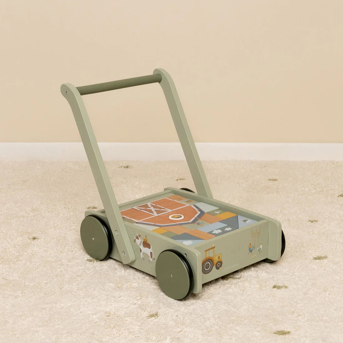 Little Dutch Block Trolley Wooden Toys Kido Co