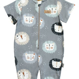 Hoolies - Lion Shortie Onesie Kids Romper