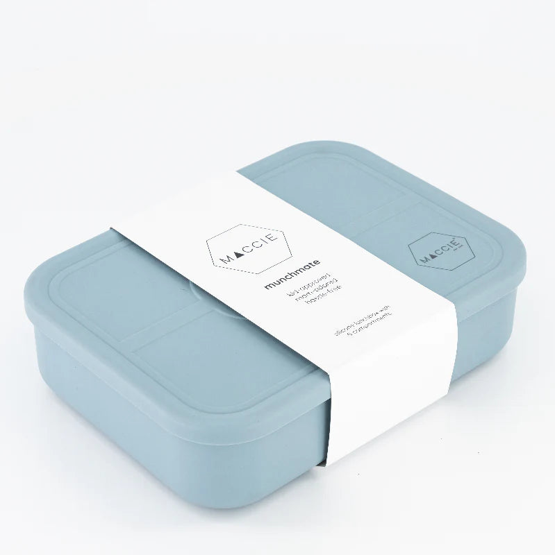 MACCIE 5 Compartment Munch Silicone Bento Lunch Box