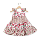Just Chillin' Red 3 Tiered Dress