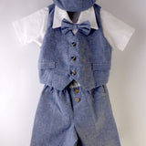 Meerkat White Short Sleeve Formal Onesie