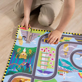 Melissa & Doug Race Track Floor Puzzle