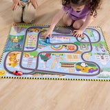 Melissa & Doug Race Track Floor Puzzle