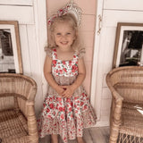 Just Chillin' Red 3 Tiered Dress