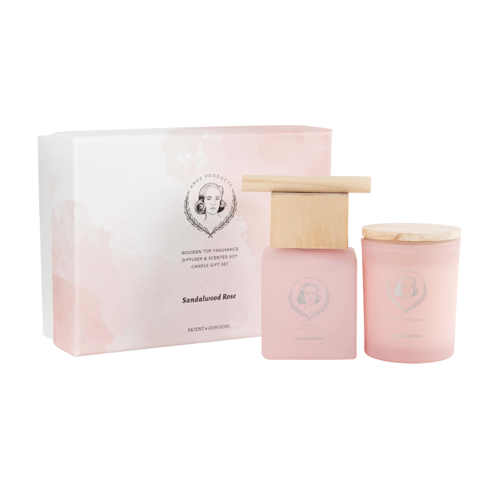 Anke Products Diffuser and Candle Gift Set