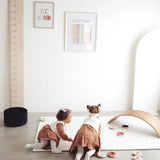 Tayla Jean Rainbow Rise Crisp White Tile Play Mat