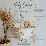 Tiger Lily Corduroy Baby Swing