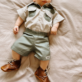 Kahkees Two Tone Boys Onesie Set
