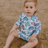 Ella & Jo Long Sleeve Turtle Swimsuit