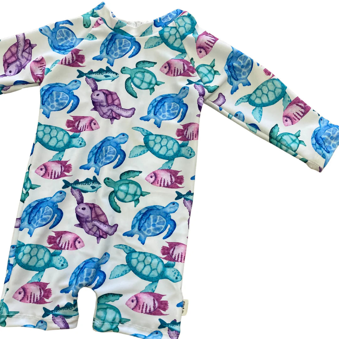 Ella & Jo Long Sleeve Turtle Swimsuit