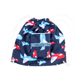 Bobums Kids Printed Towel & Backpack Set