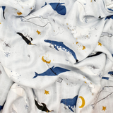 Baby Arctic Creatures Bamboo Swaddle