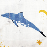 Baby Arctic Creatures Bamboo Swaddle