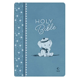 NLT Blue Elephant Baby Bible for Boys