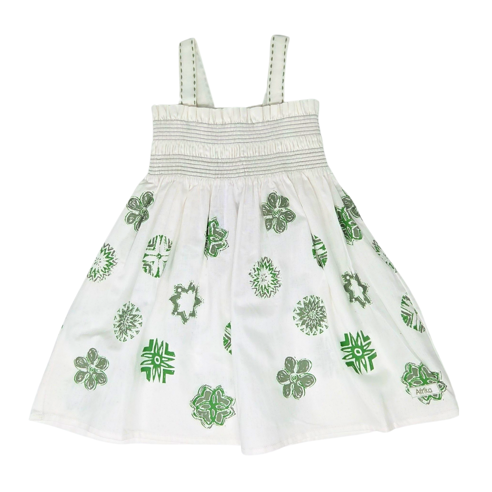 Basket Print Dress
