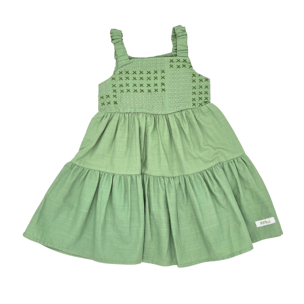 Ibali Le Afrika Embroidered Stitch Dress