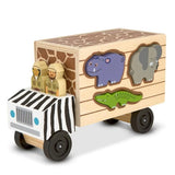 Melissa & Doug Animal Rescue Shape Sorting Truck