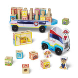 Melissa & Doug - Paw Patrol Wooden ABC Block Truck