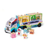 Melissa & Doug - Paw Patrol Wooden ABC Block Truck