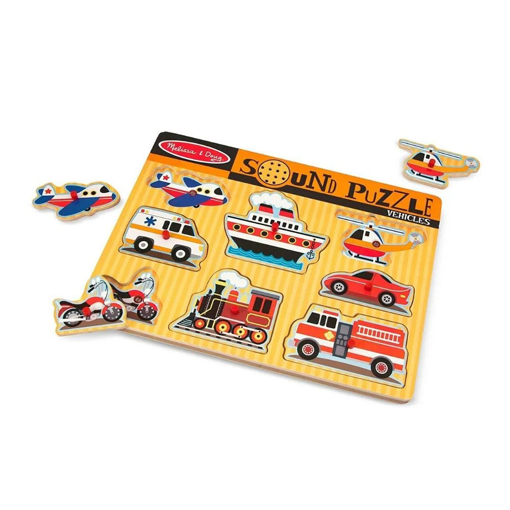 Melissa & Doug Vehicles Sound Puzzle