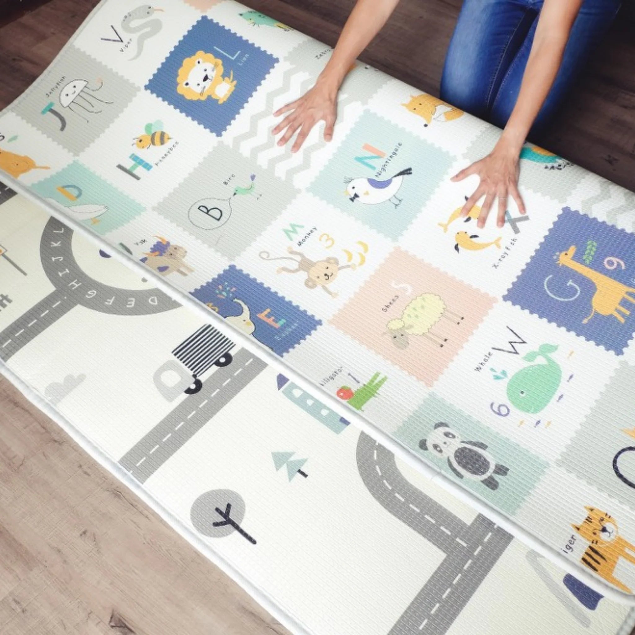 Tayla Jean Road & Alphabet Play Mat