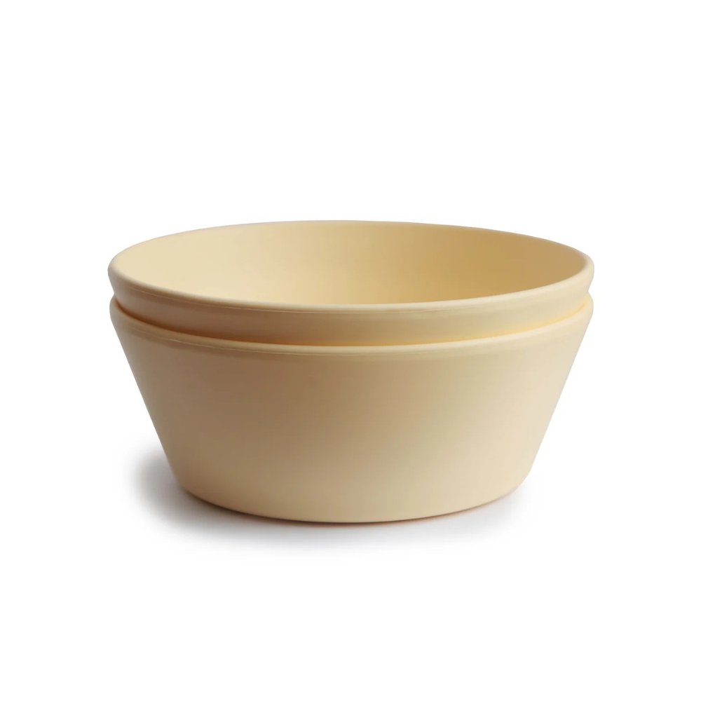 Mushie 2 Pack Round Bowls