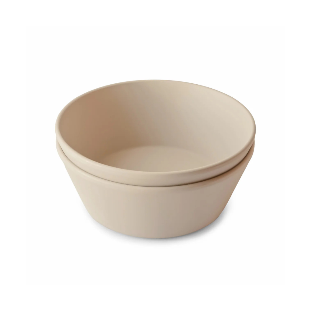 Mushie 2 Pack Round Bowls