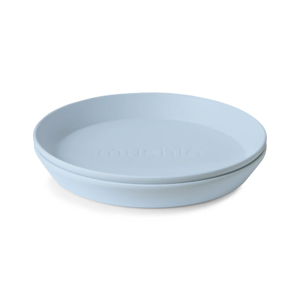 Mushie 2 Pack Round Plates