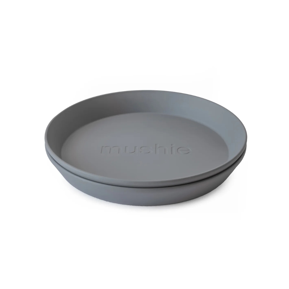 Mushie 2 Pack Round Plates