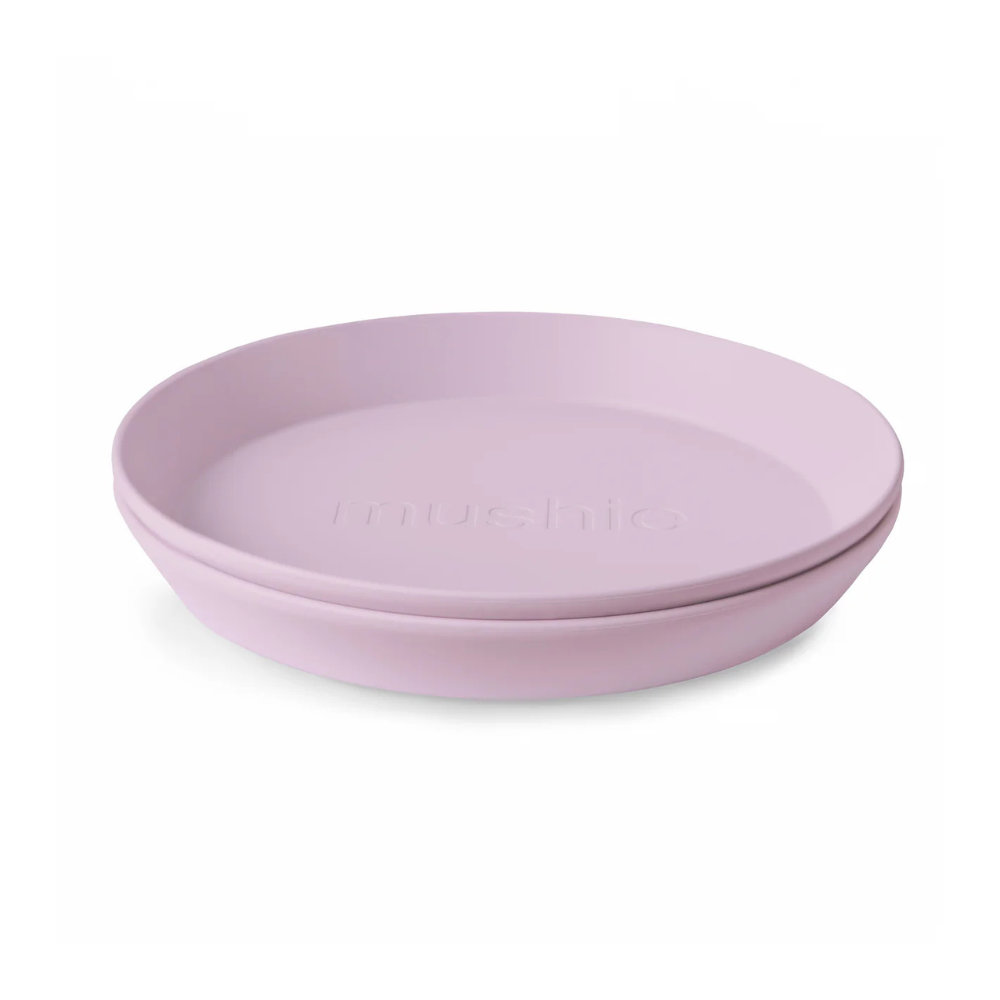 Mushie 2 Pack Round Plates