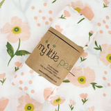 Baby Peach Flower Bamboo Swaddle